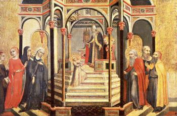 薩諾 迪 彼得羅 The Presentation of the Virgin in the Temple 薩諾 迪 彼得羅 The Presentation of the Virgin in the Temple